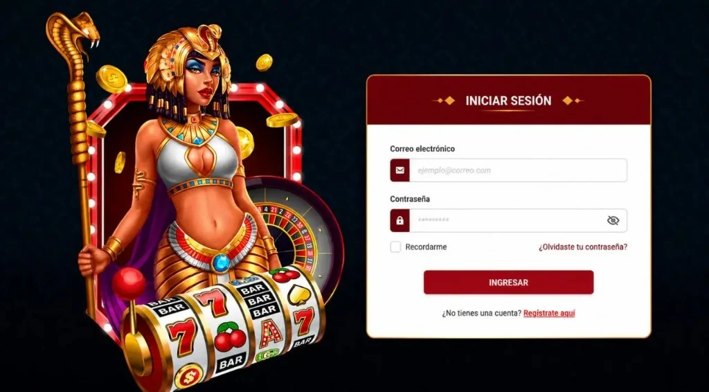 Formulario de inicio de sesion Winchile Casino
